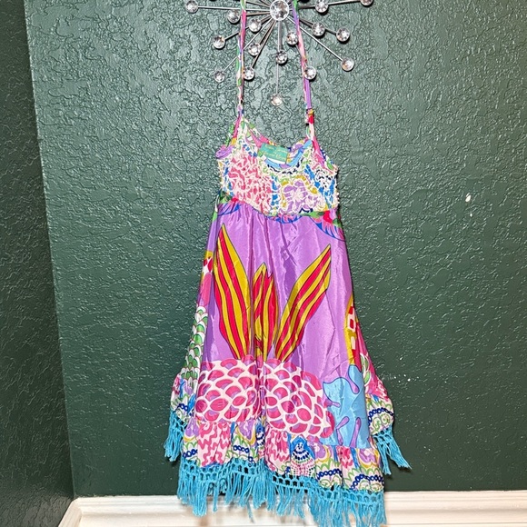 Antica Sartoria by Giacomo Cinque Little Girl's Bohemian Dress Medium Kids Color - Picture 1 of 8